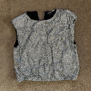 Express Sequin Blouse